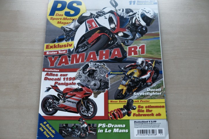 Deckblatt PS Sport Motorrad (11/2011)